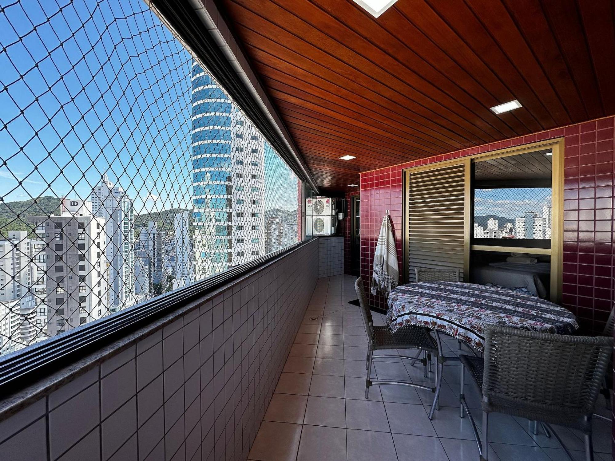 Ct01- Vista Mar| Telas Protecao| Churrasq, Garagem Balneario Camboriu Dış mekan fotoğraf